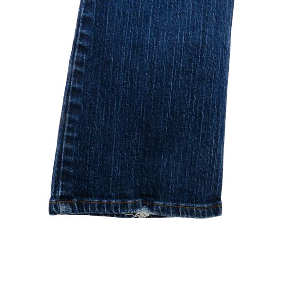 2000s Y2k Rocawear Low Rise Dark Wash Flared Jeans Waist 30" - Picture 3 of 9